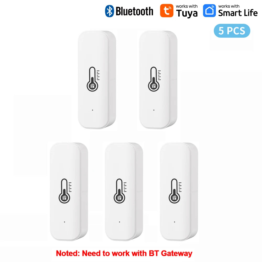 Smart Bluetooth Temperature & Humidity Sensor – Tuya App Compatible