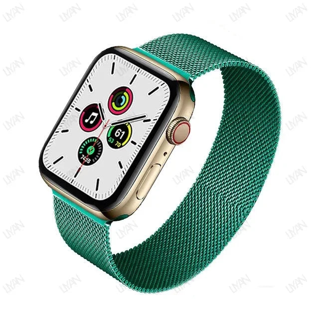 Milanese Loop for Apple Watch Band - Compatible with 38mm, 40mm, 41mm, 42mm, 44mm, 45mm, 49mm, Series 9, 8, 7, 6, SE, 5, 4, 3, Ultra 2 - Pride Bracelet
