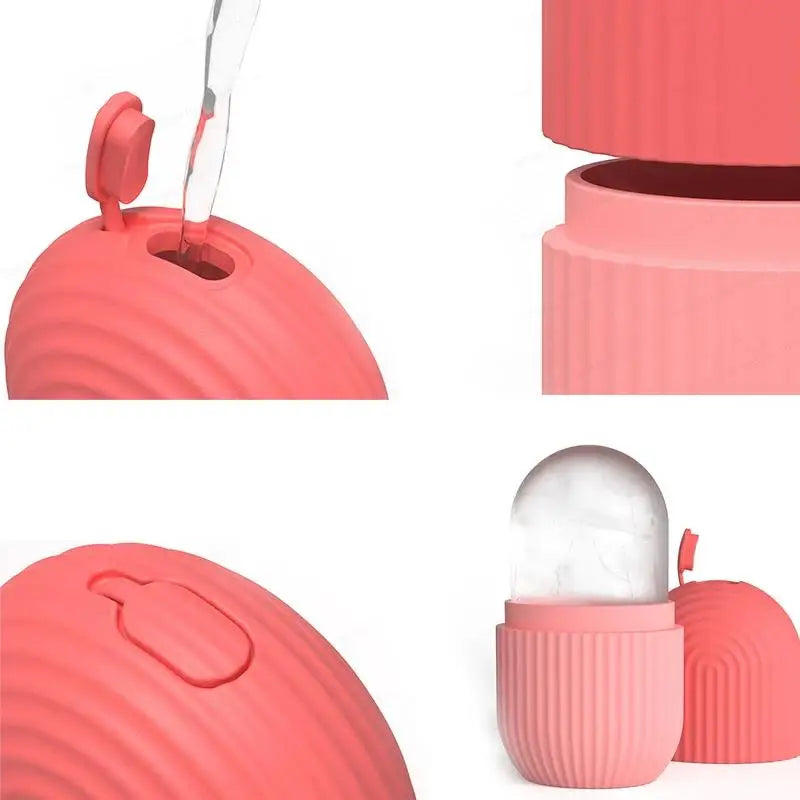 Silicone Ice Face Roller – Reusable Beauty Ice Ball for Contouring, Puffiness & Acne Relief