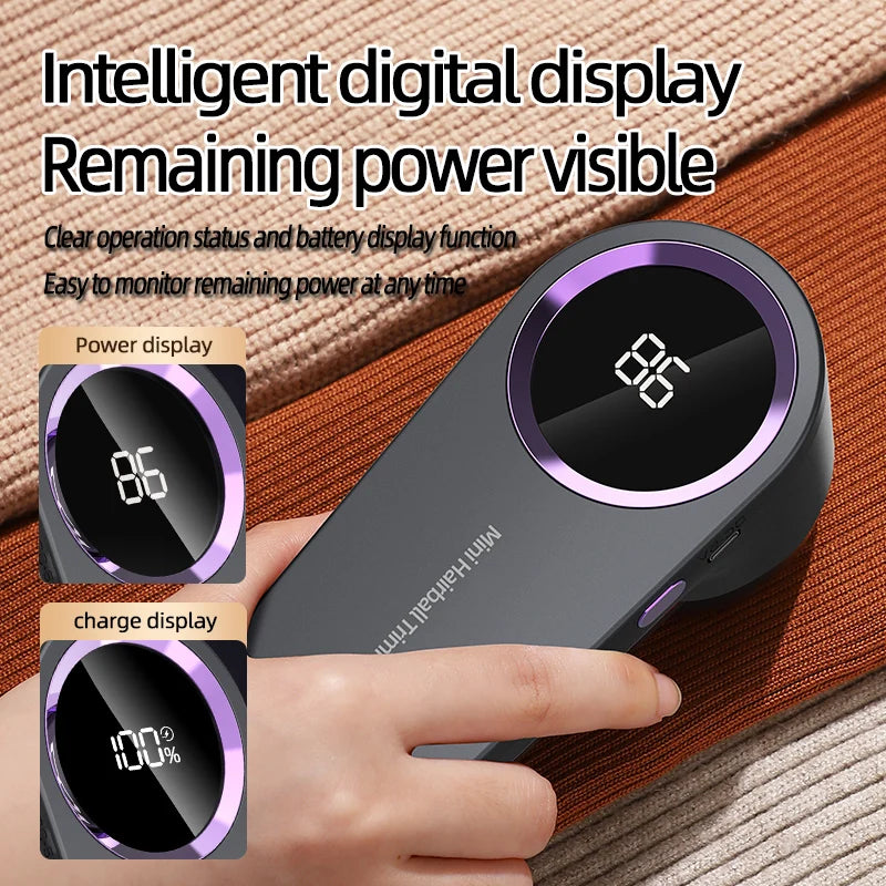 Rechargeable Lint Remover – Portable Fabric Shaver for Clothes, Sweaters & Furniture
