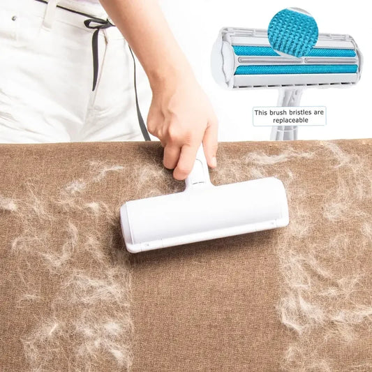 One-Hand Pet Hair Remover Roller – Self-Cleaning Lint Roller for Dogs & Cats
