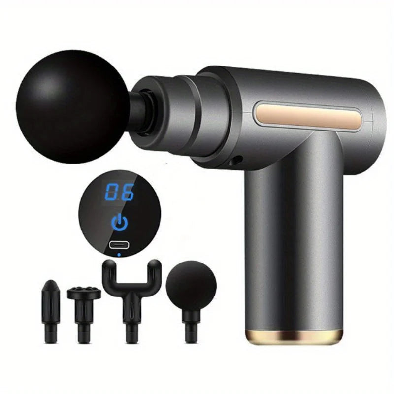 Portable Mini Massage Gun – Handheld Deep Tissue Muscle Massager for Pain Relief & Recovery