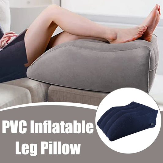 Inflatable PVC Leg Pillow – Portable Wedge Cushion for Knee and Foot Elevation